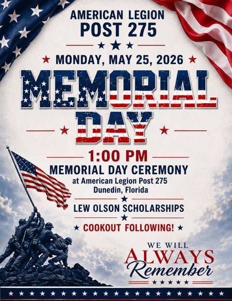 Generated image Memorial Day ceremony flyer design
