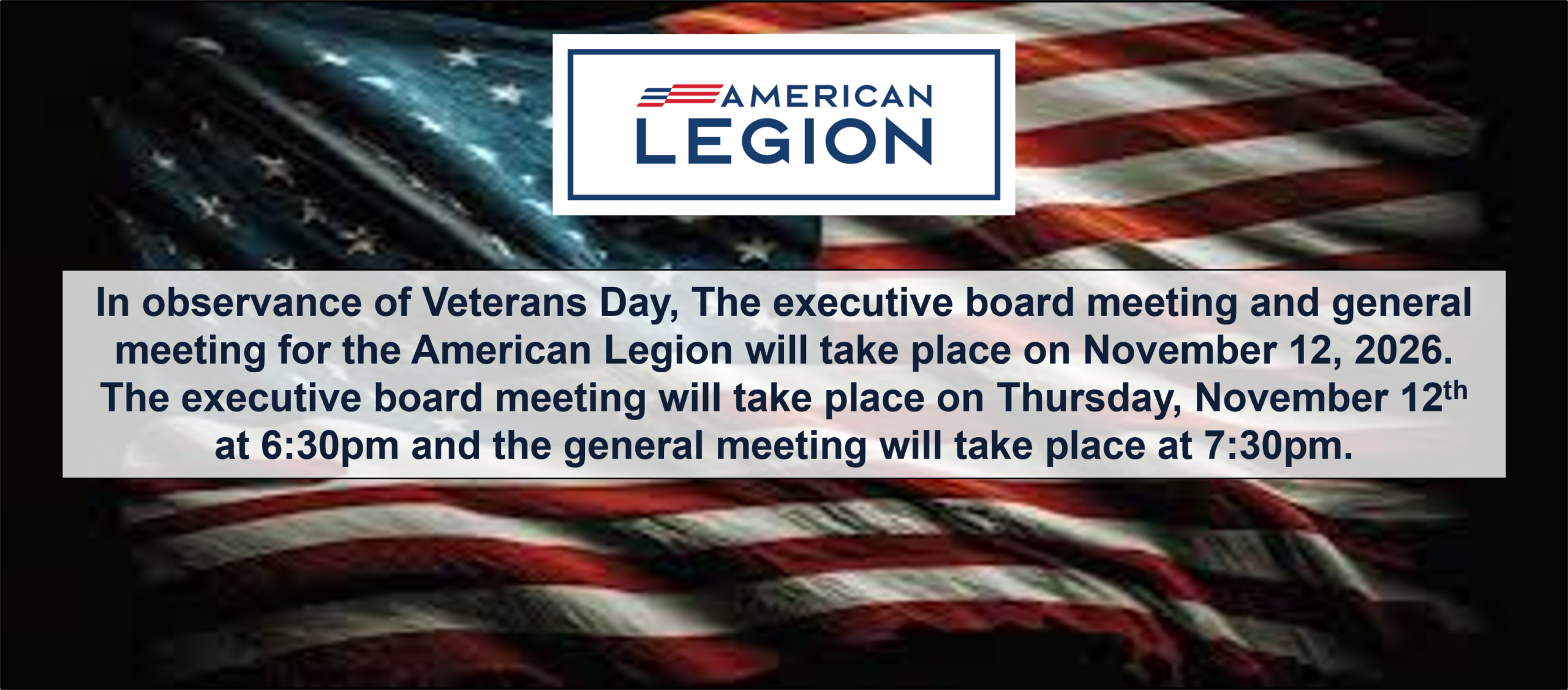 November Meeting